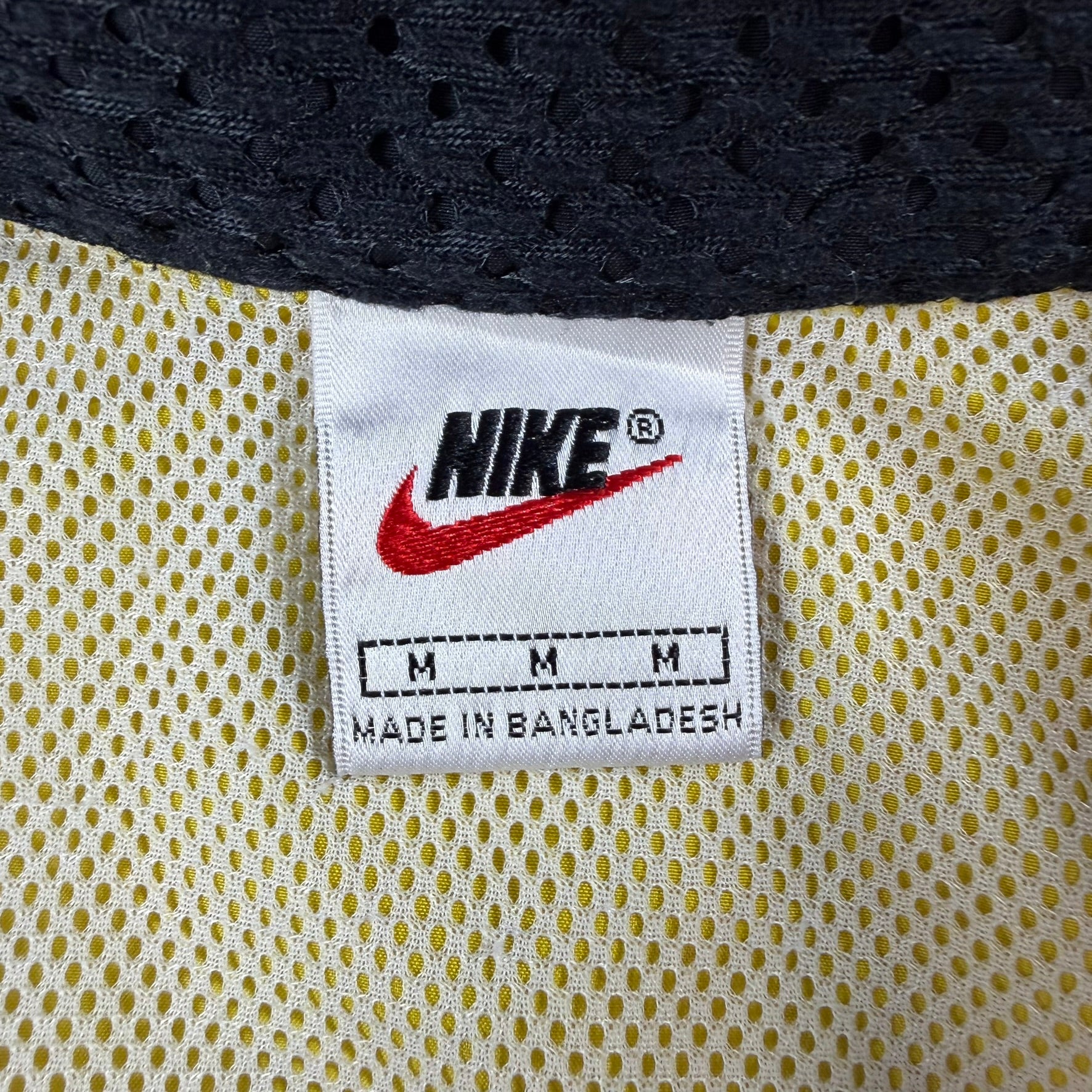 J- Vintage Nike 90s Text Half Zip Lightweight Jacket - M