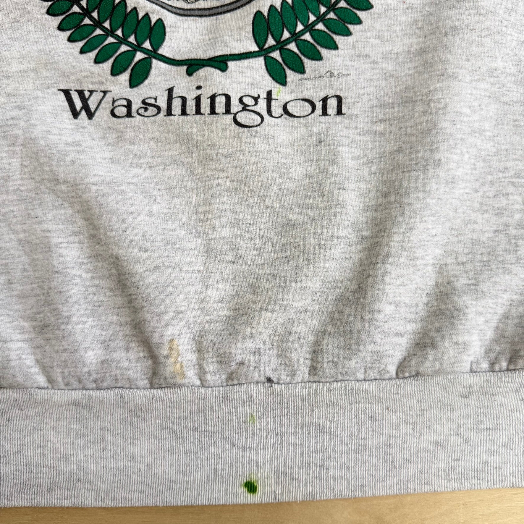 J- Vintage '87 The Seal Of George Washington Bellingham Washington Graphic Crewneck - XL