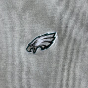 J- Vintage Philadelphia Eagles NFL Logo Athletic Embroidered Logo Henley Crewneck - L