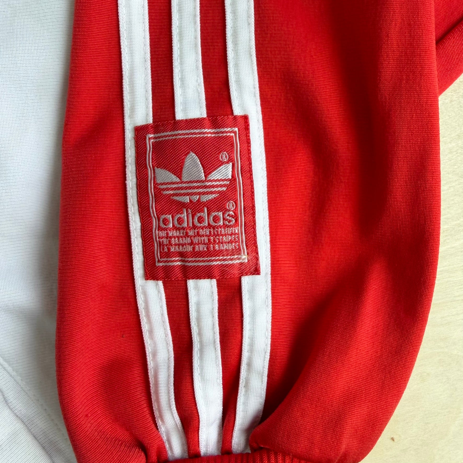J- Vintage 90s Adidas Embroidered Logo Track Jacket - XL