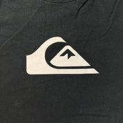 J- Quicksilver Logo Long Sleeve Tee - L