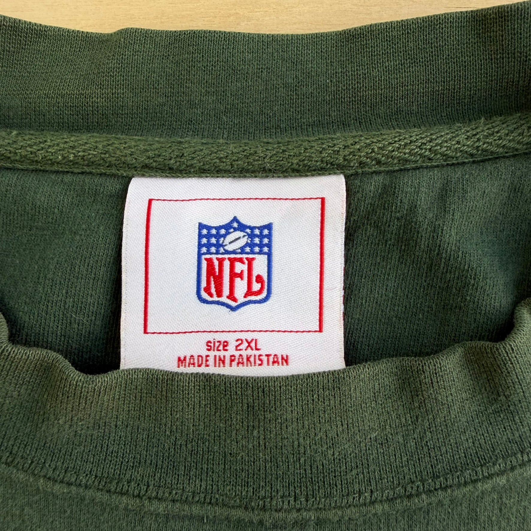 J- Vintage New York Jets NFL Embroidered Logo & Text Graphic Crewneck - 2XL