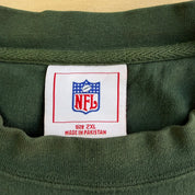 J- Vintage New York Jets NFL Embroidered Logo & Text Graphic Crewneck - 2XL