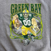 J- Green Bay Packers NFL Football Player Graphic Crewneck - L