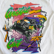 J- Vintage 90s Artic Cat Snowmobile Graphic Made In USA Single Stitch Tee - M