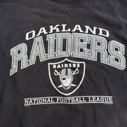 J- Vintage '98 Oakland Raiders NFL Graphic Text & Logo Crewneck - XL