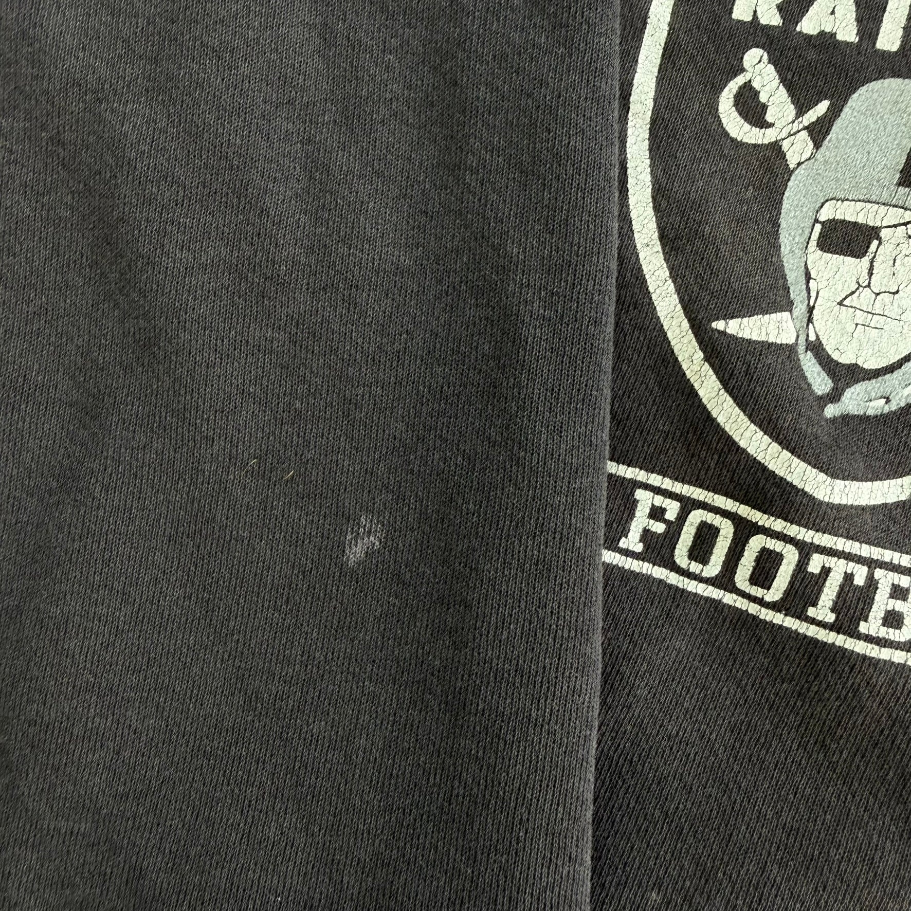 J- Vintage '98 Oakland Raiders NFL Graphic Text & Logo Crewneck - XL