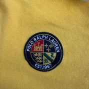 J- Vintage 2010s Polo RL Text & Embroidered Patch Rugby Shirt - L
