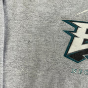 J- Vintage Philadelphia Eagles NFL Text & Logo Graphic Crewneck - XL
