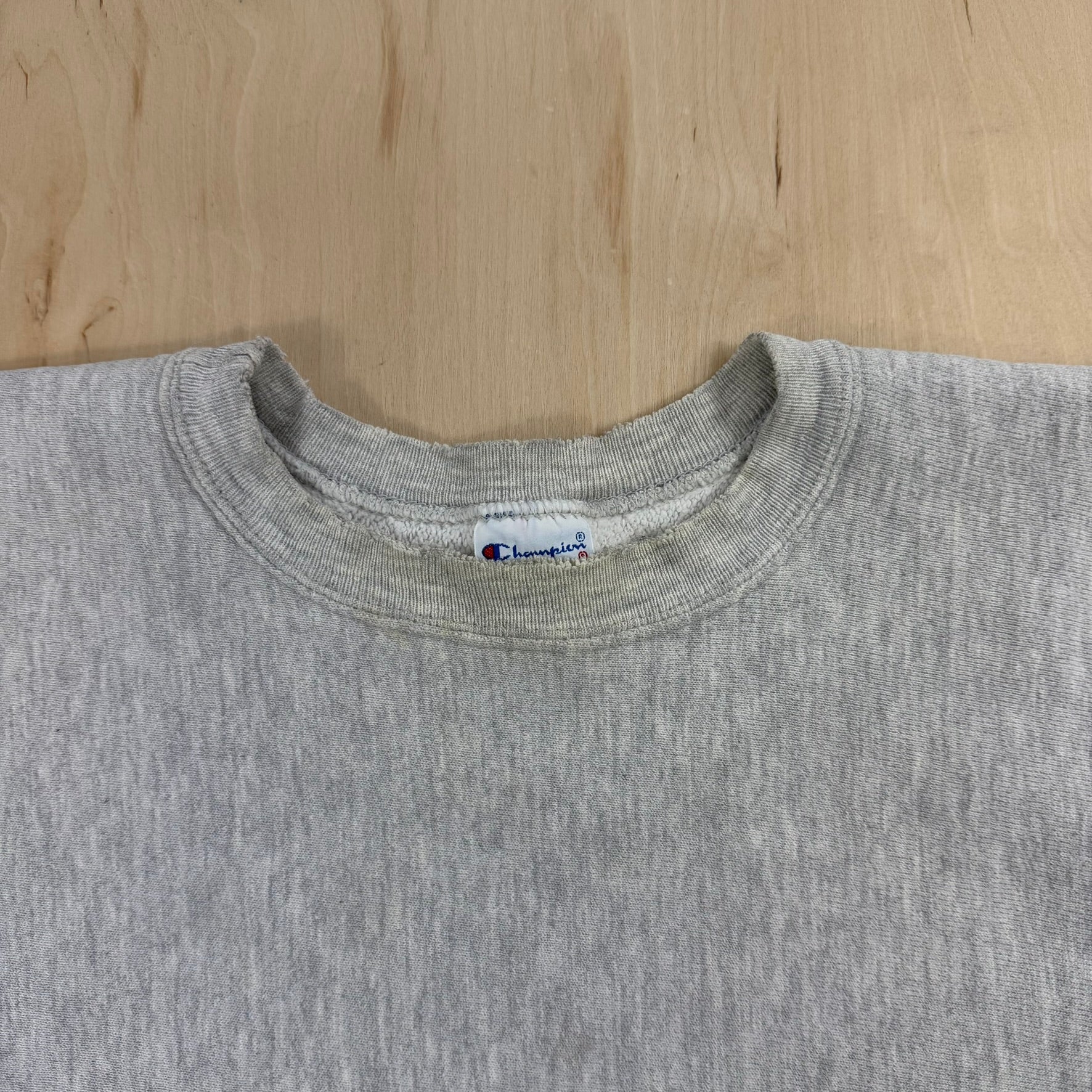 J- Vintage Champion Reverse Weave Embroidered Logo Made In USA Crewneck - 2XL