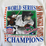 J- Vintage '89 San Francisco Giants MLB World Series Champions Graphic Logo 7 Made In USA Crewneck - XL (fits L)