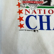 J- Vintage '89 San Francisco Giants MLB World Series Champions Graphic Logo 7 Made In USA Crewneck - XL (fits L)