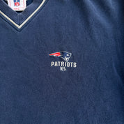 J- Vintage New England Patriots NFL Embroidered Logo Graphic Crewneck - XL
