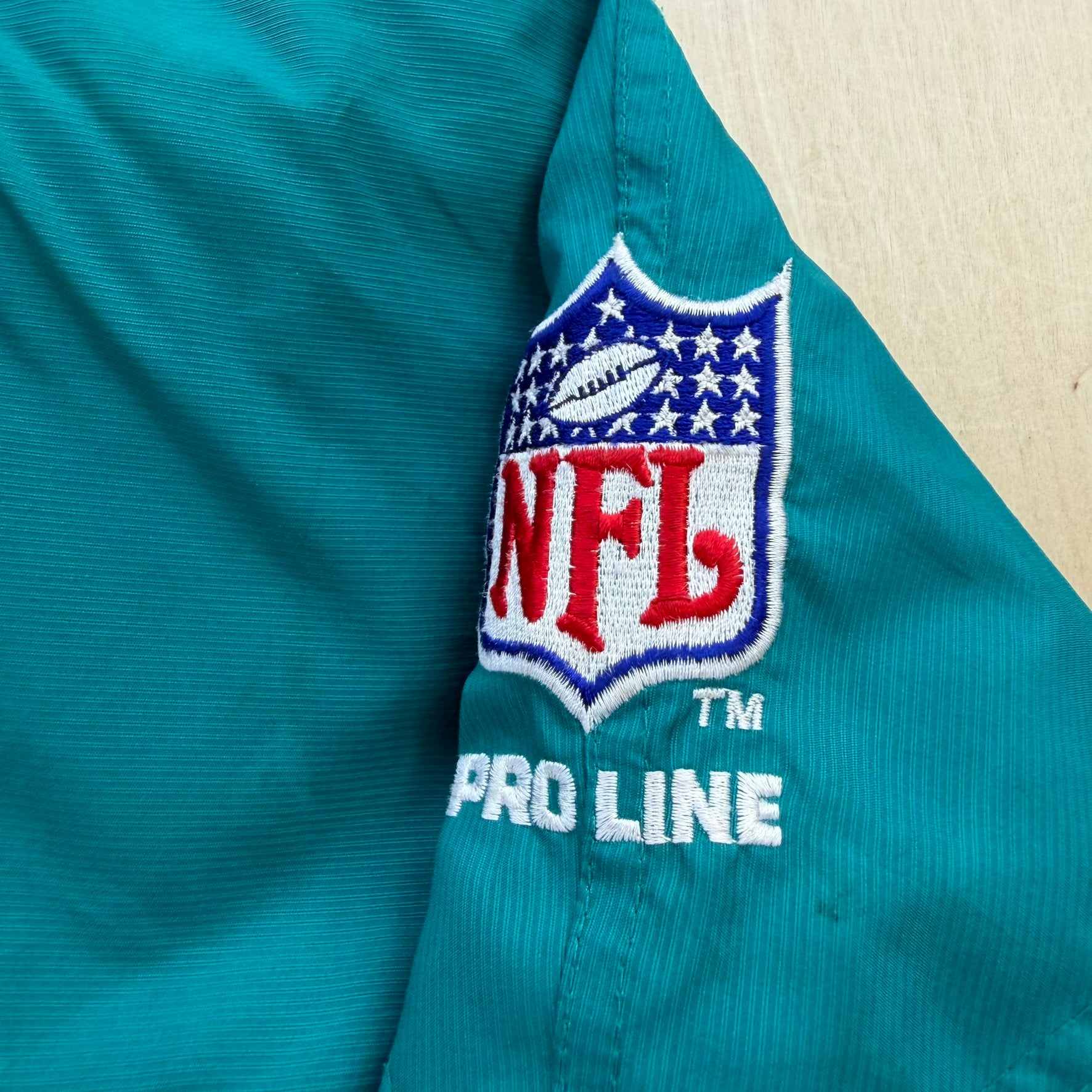 J- Vintage 90s Miami Dolphins NFL Starter Anorak Pullover Winter Jacket - XL