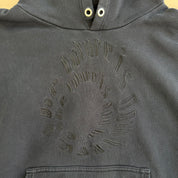 J- Vintage Diesel The Future Is Here Now Embroidered Swirl Hoodie - L