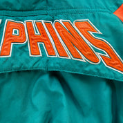 J- Vintage 90s Miami Dolphins NFL Starter Anorak Pullover Winter Jacket - XL