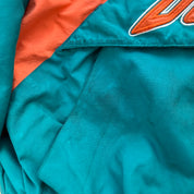 J- Vintage 90s Miami Dolphins NFL Starter Anorak Pullover Winter Jacket - XL