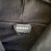 J- Vintage Diesel The Future Is Here Now Embroidered Swirl Hoodie - L