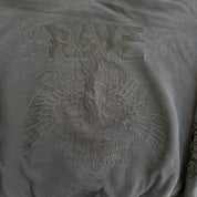 J- Vintage Diesel The Future Is Here Now Embroidered Swirl Hoodie - L