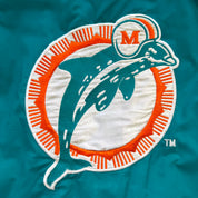 J- Vintage 90s Miami Dolphins NFL Starter Anorak Pullover Winter Jacket - XL