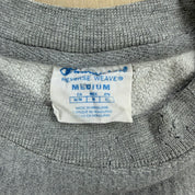J- Vintage Champion Reverse Weave Embroidered Chenille Text Crewneck - M