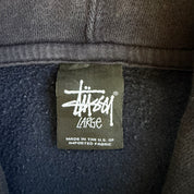 J- Vintage Stussy Ying Yang 8 Ball Graphic Made In USA Hoodie - L
