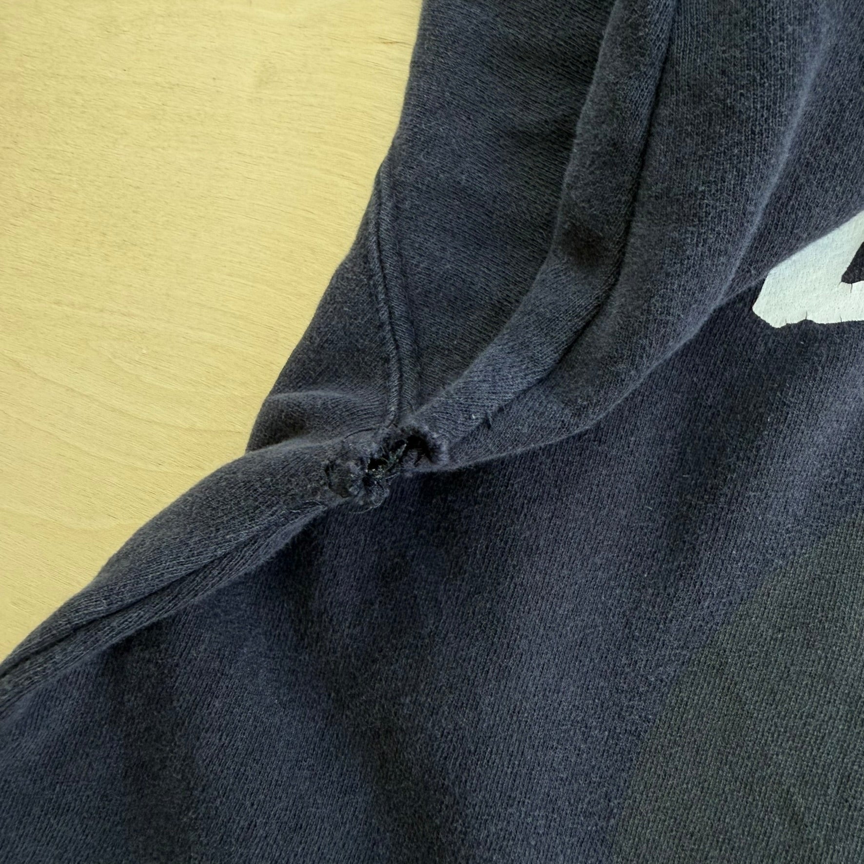 J- Vintage Stussy Ying Yang 8 Ball Graphic Made In USA Hoodie - L