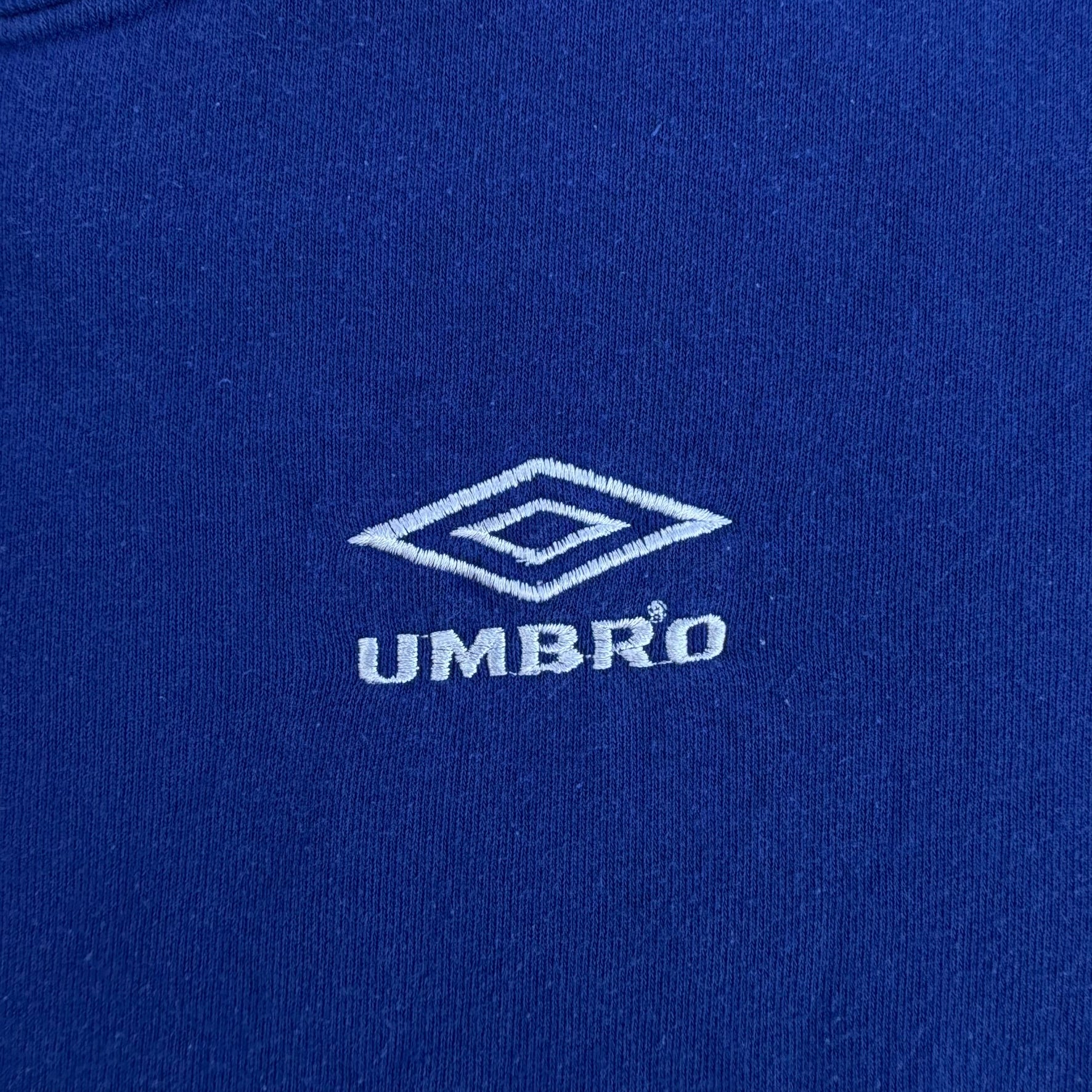 J- Vintage 90s Umbro Embroidered Logo Made In USA Crewneck - 2XL
