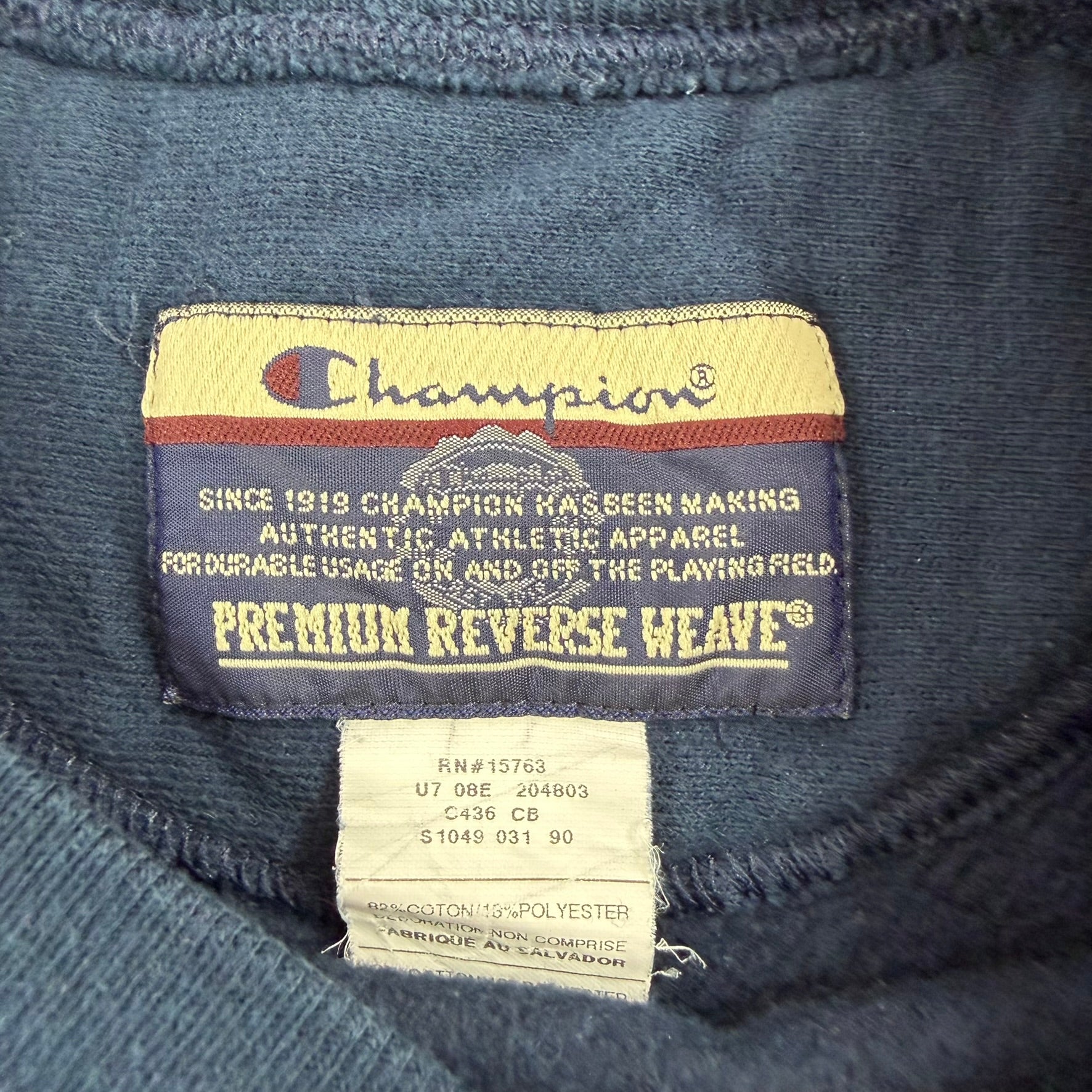 J- Vintage Champion Reverse Weave Merrill Fire Department Crewneck - XL
