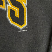 J- Vintage '96 Pittsburgh Steelers NFL Pro Player Logo & Text Graphic Made In USA Crewneck - XL