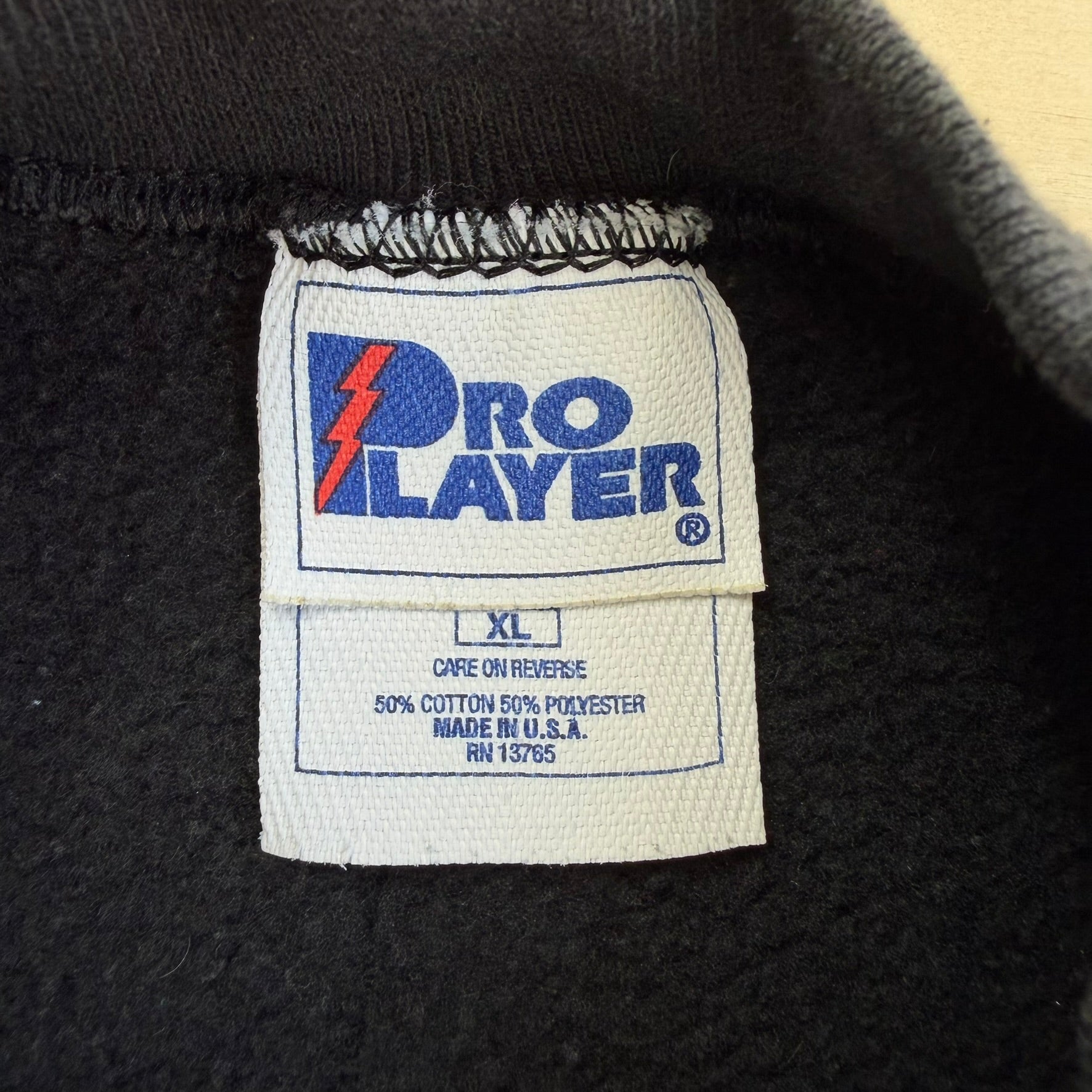 J- Vintage '96 Pittsburgh Steelers NFL Pro Player Logo & Text Graphic Made In USA Crewneck - XL
