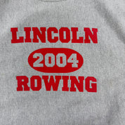 J- Vintage '04 Champion Reverse Weave Lincoln Rowing Crewneck - M