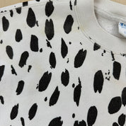 J- Vintage Champion Reverse Weave Cow Spots Crewneck - S