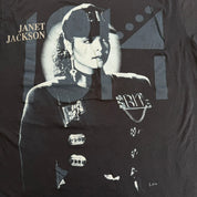 J- Vintage '90 Janet Jackson Rhythm Nation Tour Picture Made In USA Single Stitch Tee - M
