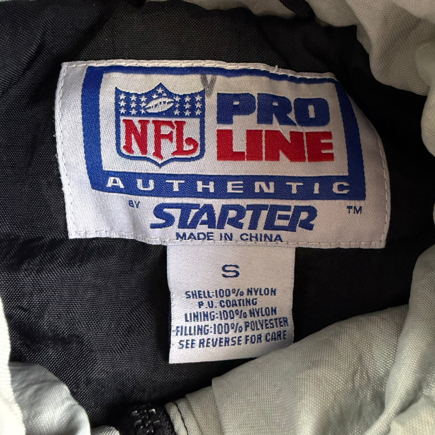 Vintage 90s Youth Oakland Raiders NFL Starter Anorak Pullover Winter Jacket - Youth S