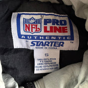 Vintage 90s Youth Oakland Raiders NFL Starter Anorak Pullover Winter Jacket - Youth S