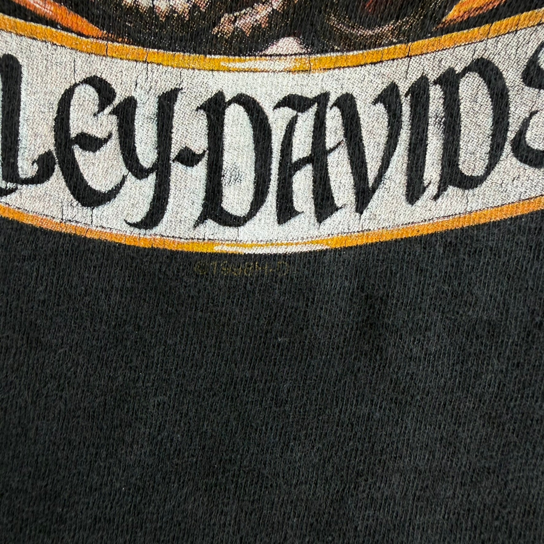 J- Vintage '98 Harley Davidson Temple Texas Graphic Made In USA Single Stitch Tee - XL