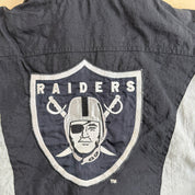 Vintage 90s Youth Oakland Raiders NFL Starter Anorak Pullover Winter Jacket - Youth S