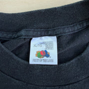 J- Vintage '93 Miss Nude Universe I Saw Debra Dare Bare Graphic Single Stitch Tee - XL
