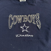 Vintage Dallas Cowboys NFL Lee Embroidered text & Logo Made In USA Crewneck - L
