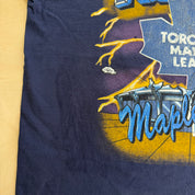 J- Vintage '94 Toronto Maple Leafs NHL Arena Graphic & Text Tee - XL