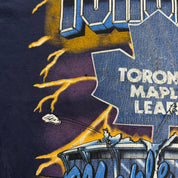 J- Vintage '94 Toronto Maple Leafs NHL Arena Graphic & Text Tee - XL