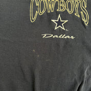 Vintage Dallas Cowboys NFL Lee Embroidered text & Logo Made In USA Crewneck - L