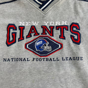 Vintage New York Giants NFL Lee Embroidered Text & Logo Crewneck - 2XL