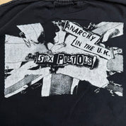 J- Vintage 90s Sex Pistols Anarchy In The UK Punk's Not Dead Graphic Tee - XL