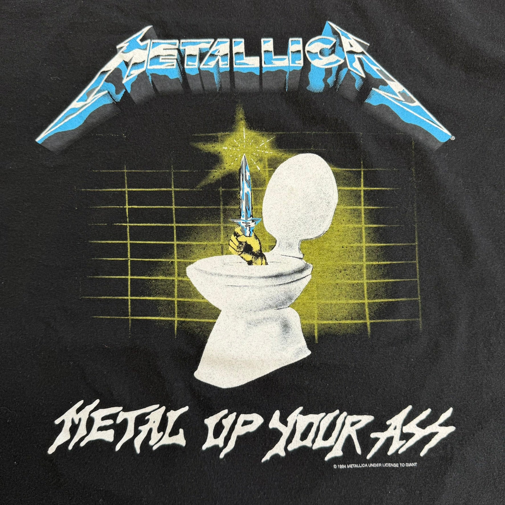 J- Vintage '94 Metallica Metal Up Your Ass Graphic Tee - XL