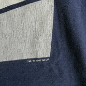 J- Vintage '95 Dallas Cowboys NFL Salem Sportswear Tag Jumbo Print Made In USA Single Stitch Tee - L