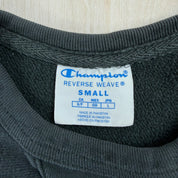 J- Vintage Champion Reverse Weave Mizzou Text Crewneck - S