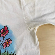 J- Vintage 90s Peanuts Snoopy Friends Are The Flowers Text & Graphic Made In USA Single Stitch Tee - L