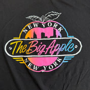 J- Vintage 90s New York The Big Apple Graphic Made In USA Single Stitch Tee - L (fits M)